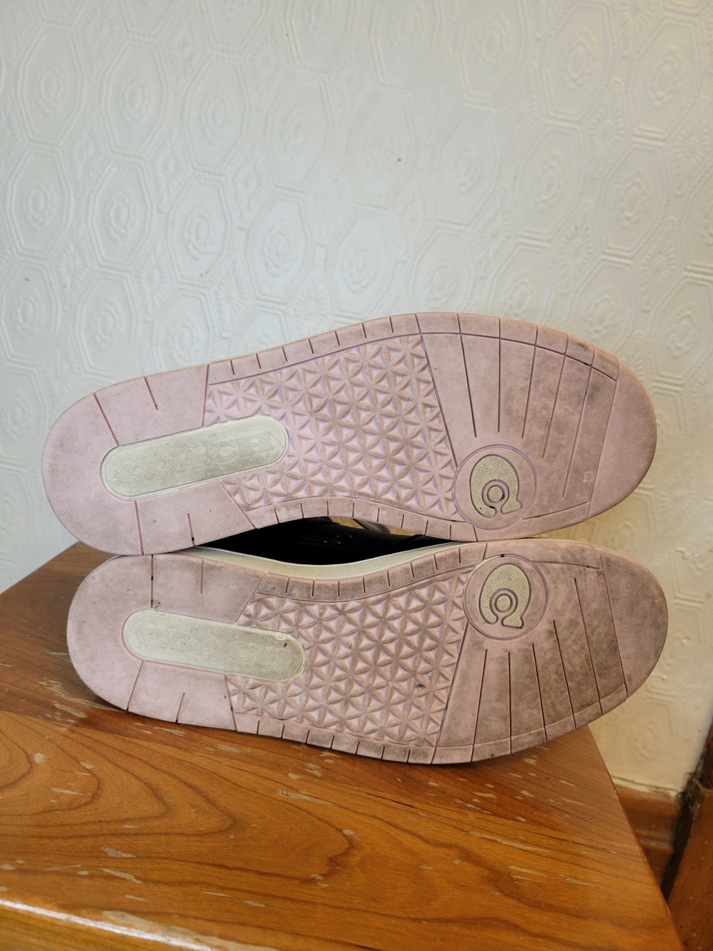 Coach Black High-Top Sneakers with Pink Trim Size 9.5 US - Picture 8 of 11